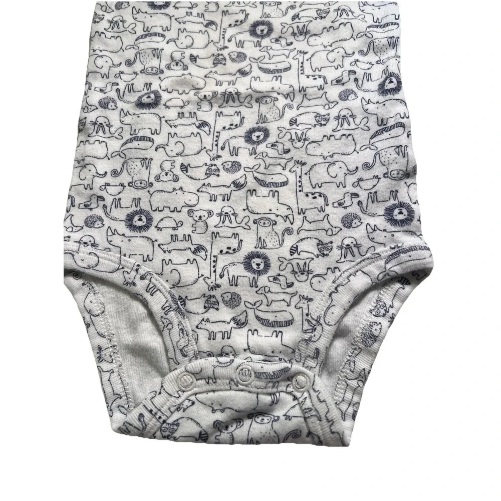 Carter's Just One You Baby Bodysuits Set 3 NB 0-3M 9M Snuggle Bunny Animal Sheep